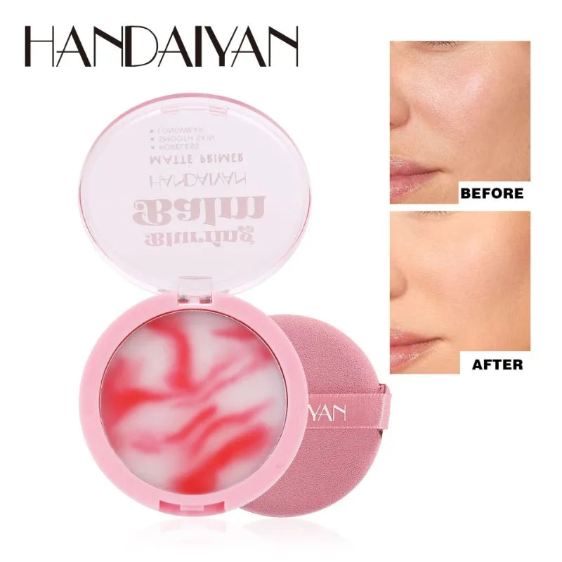 HANDAIYAN Bluring Balm Matte Primer polvo compacto